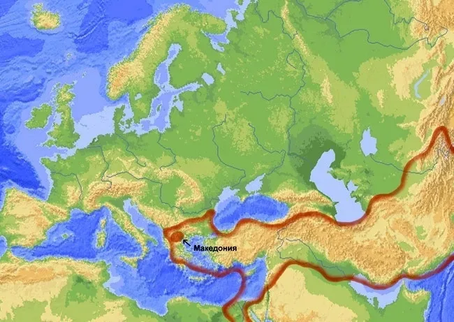 Карта маршрутов завоеваний Александра и расширения империи Карта маршрутов завоеваний Александра и расширения империи
