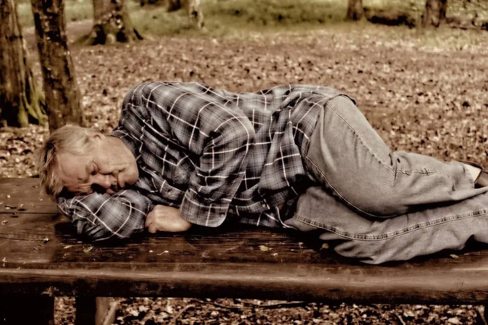 Man, Person, Sleep, Park Bench, Homeless, Penner Man, Person, Sleep, Park Bench, Homeless, Penner