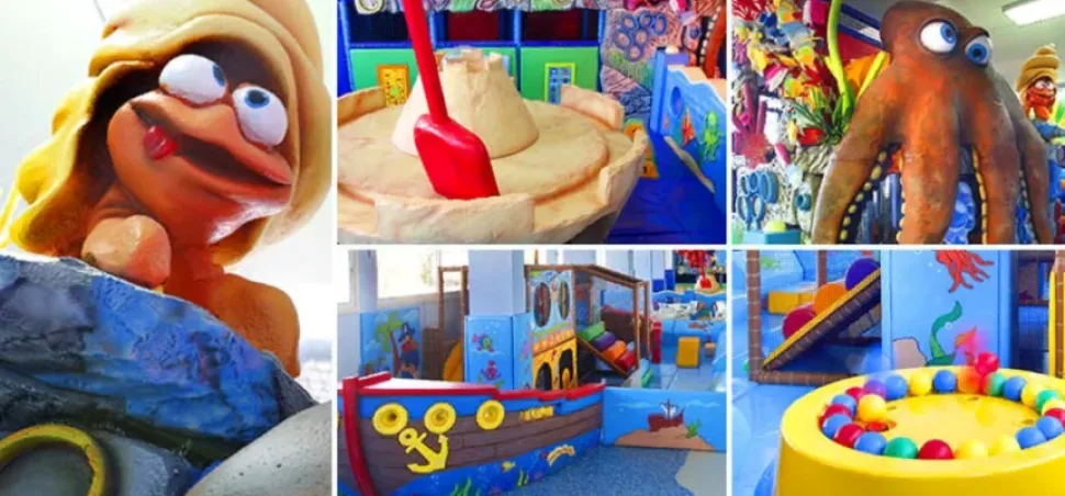 Игровой комплекс Extreme Park в Никосии с батутами, горками и шариковым бассейном
