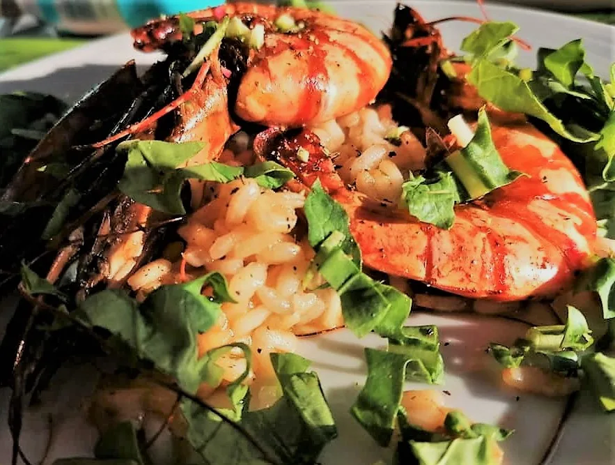 Летняя палитра вкусов: ризотто с морепродуктами