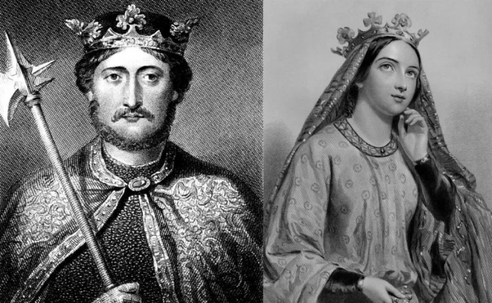 Иллюстрации короля Ричарда Львиного Сердца и его невесты Беренгарии