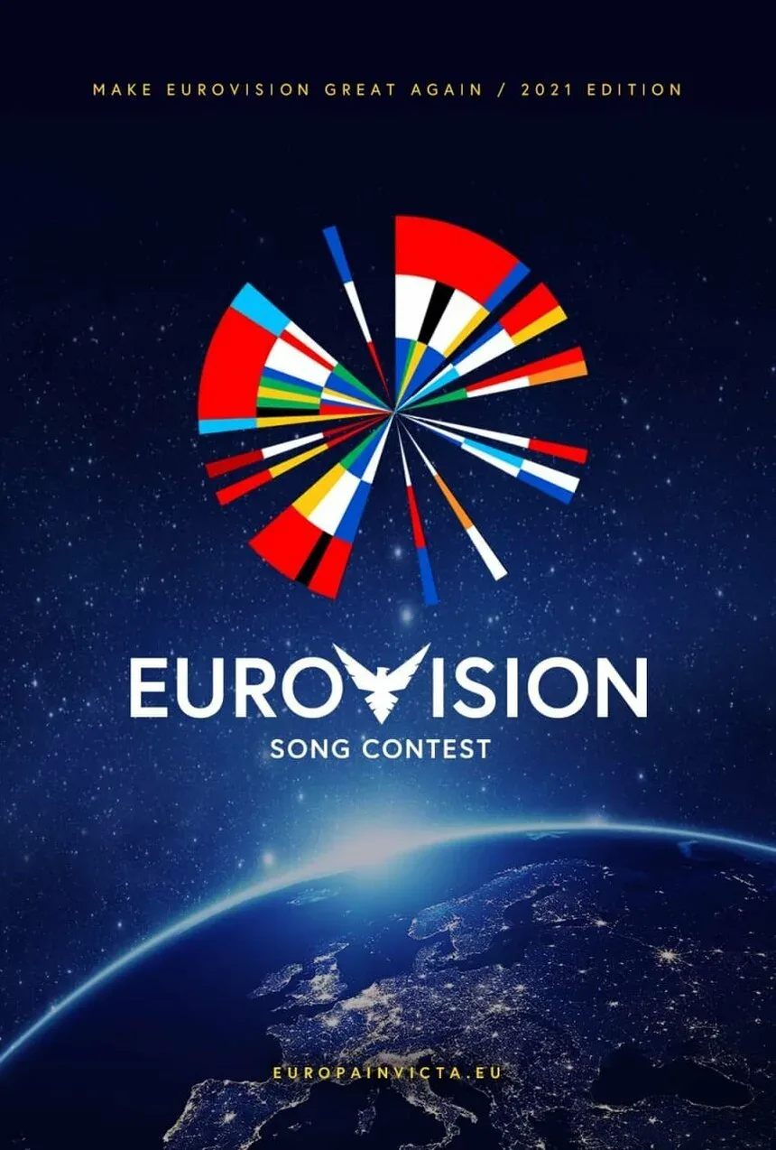 Плакат альтернативного конкурса Let’s Make Eurovision Great Again с логотипом Евровидения