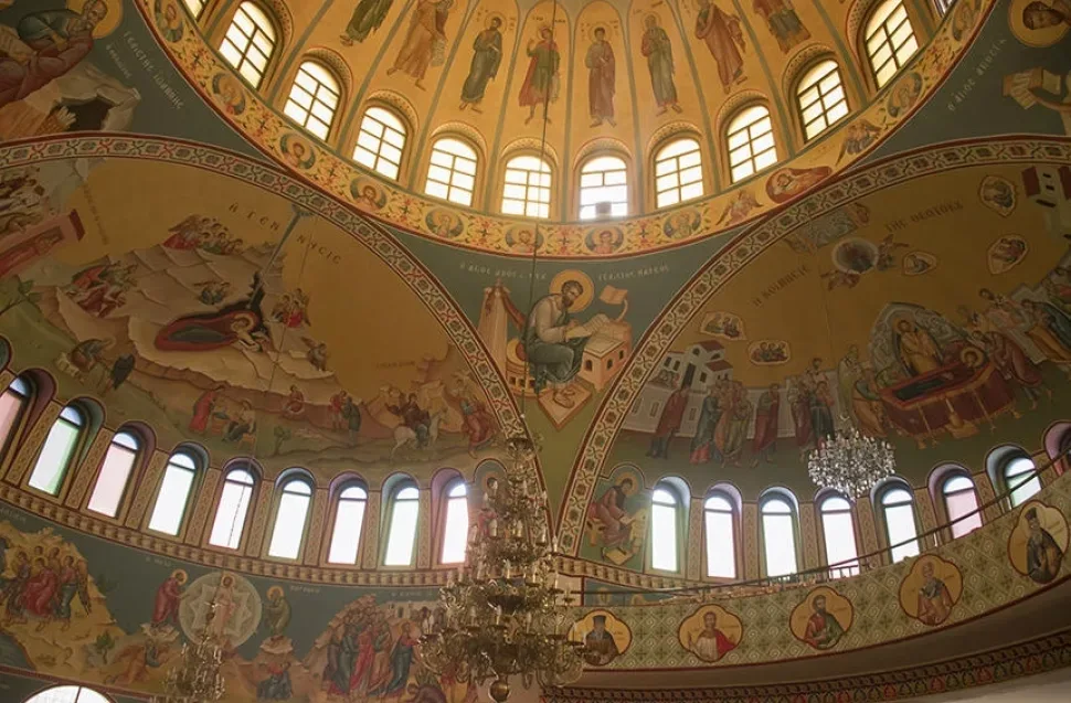 Фрески в церкви Святого Георгия Франгудиса, Лимассол, Кипр. Фрески в церкви Святого Георгия Франгудиса, Лимассол, Кипр.