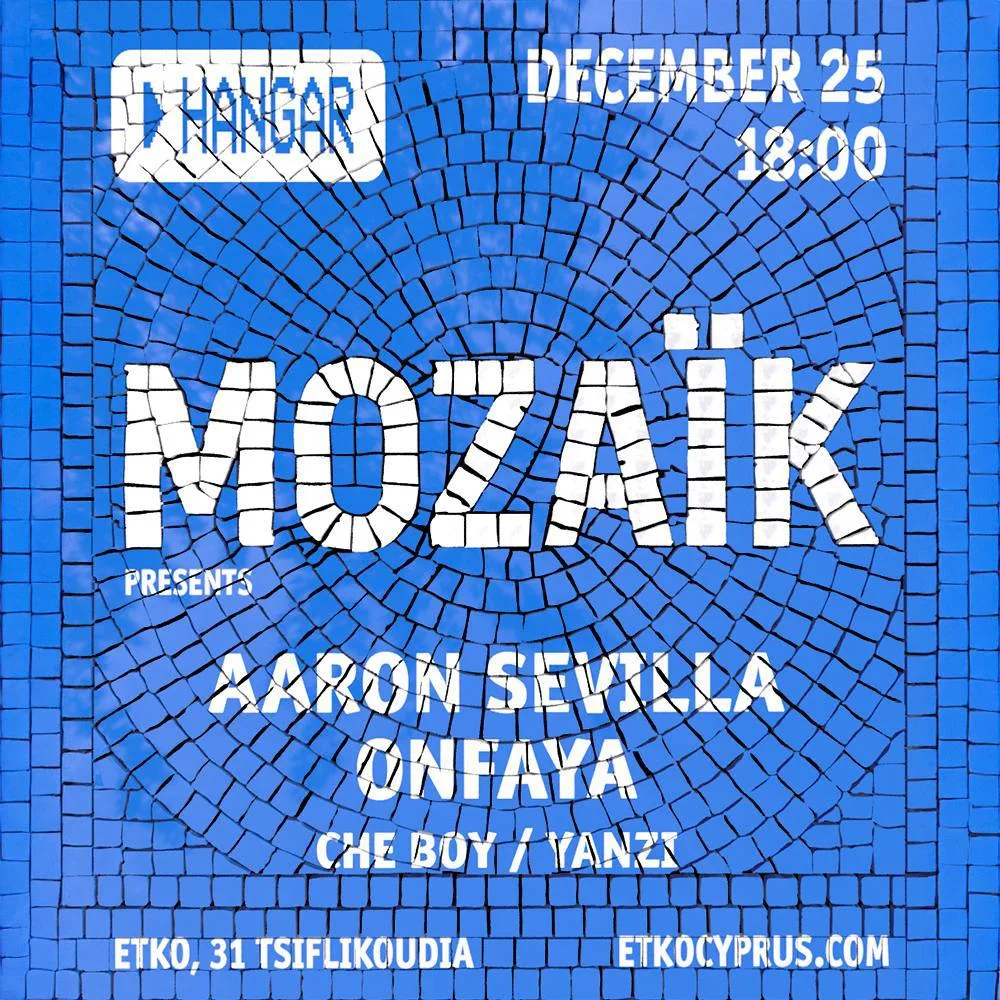 Вечеринка MOZAЇK AARON SEVILLA и ONFAYA на Кипре