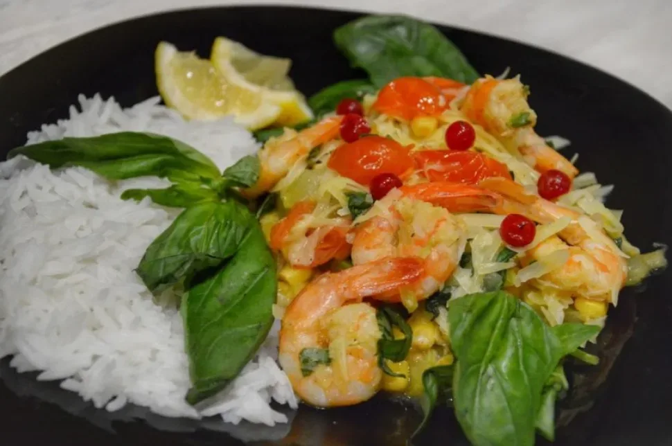 Рецепт королевских креветок стир‑фрай с овощами: фото 44