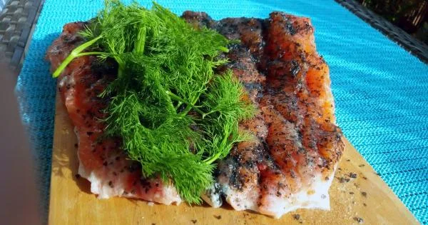 Солим лосось сами. Наш кулинарный блог