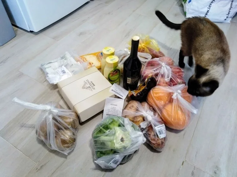 Новогодняя «корзина для оливье» на Кипре (блог о ценах на острове)