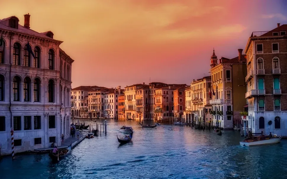 Venice, Italy, Boats, City, Urban, Buildings