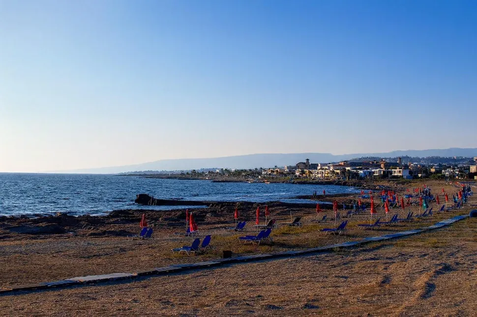 Море Пафоса осенью