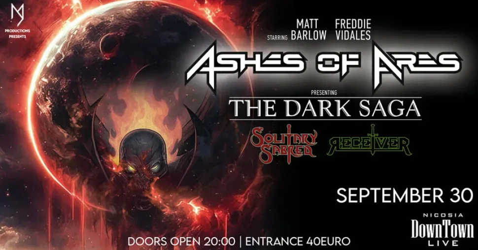 Обложка винилового альбома Ashes of Ares «New Messiahs» с зелёным диском