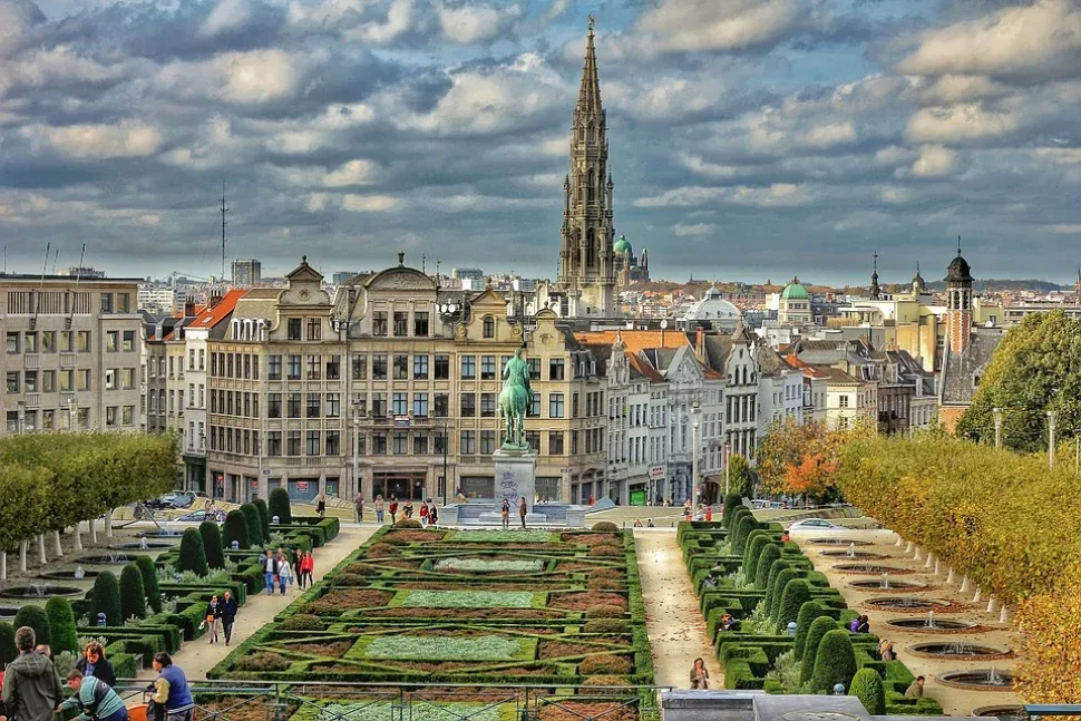 Brussels, Plaza, City, Belgium, Hdr