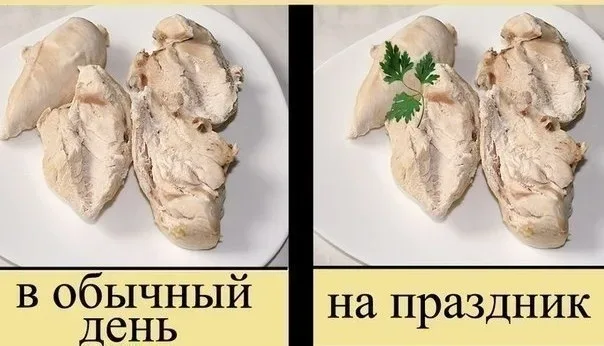 Бланшированная куриная грудка на тарелке иллюстрация пресной «здоровой» еды