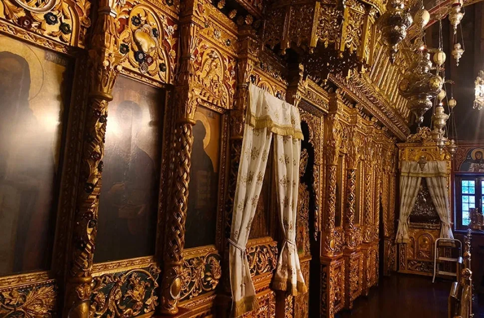 Иконы в монастыре Троодитисса на Кипре