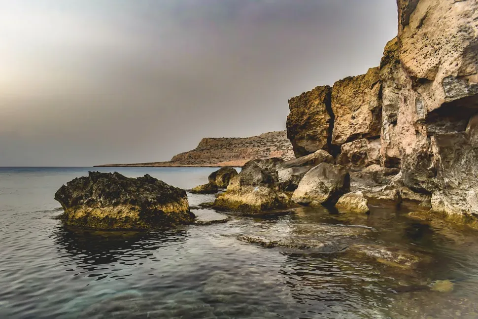 Cyprus, Cavo Greko, Landscape, Nature, Sea, Rock