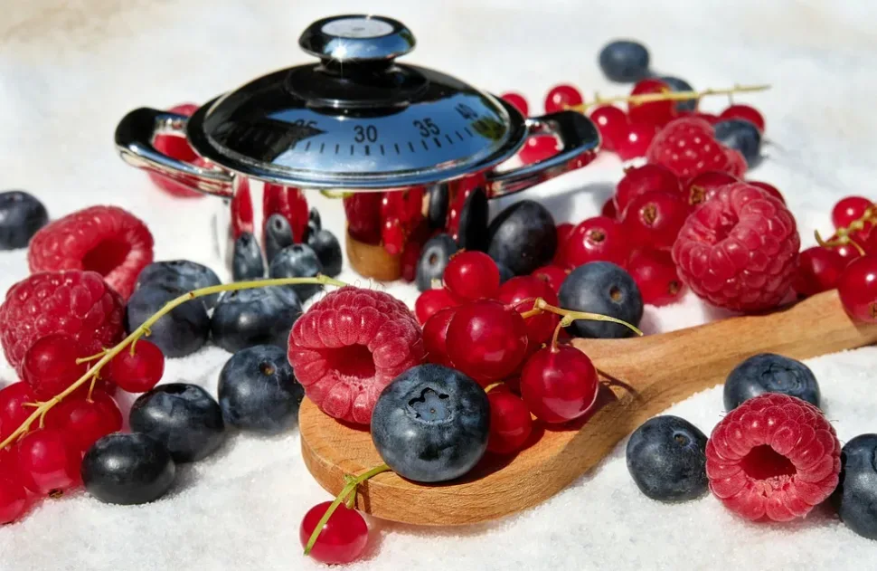 Berries, Mixed, Raspberries, Blueberries, Currants