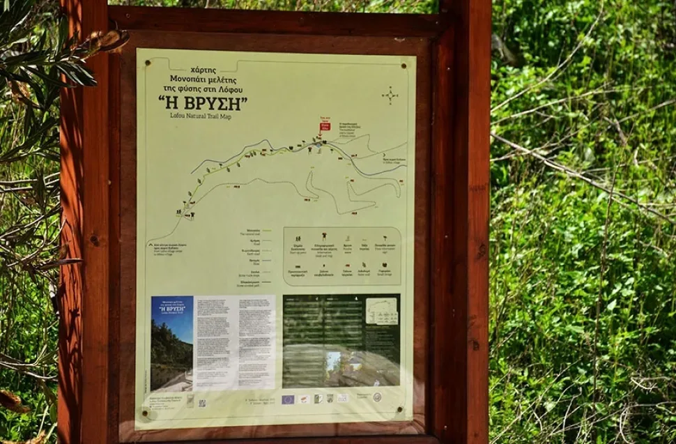 Природная тропа в деревне Лофу, Кипр. Природная тропа в деревне Лофу, Кипр.