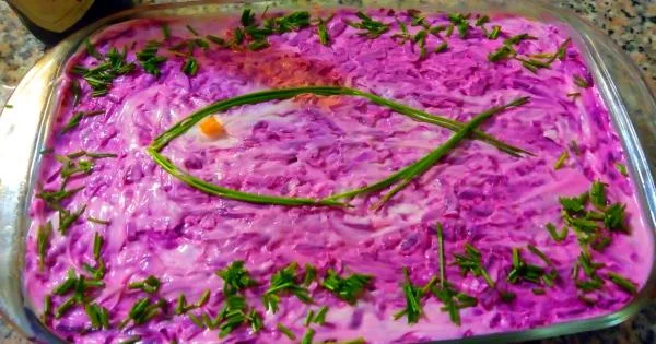 Утепленная сельдь - под двойной кипрской шубой. Наш предновогодний кулинарный блог