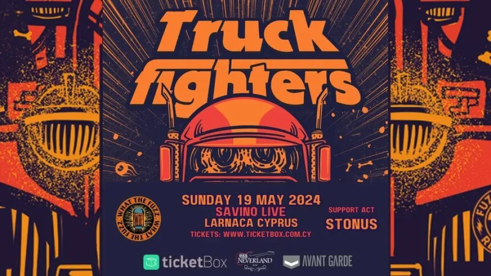 Афиша концерта Truckfighters в Savino Live Ларнака 19 мая