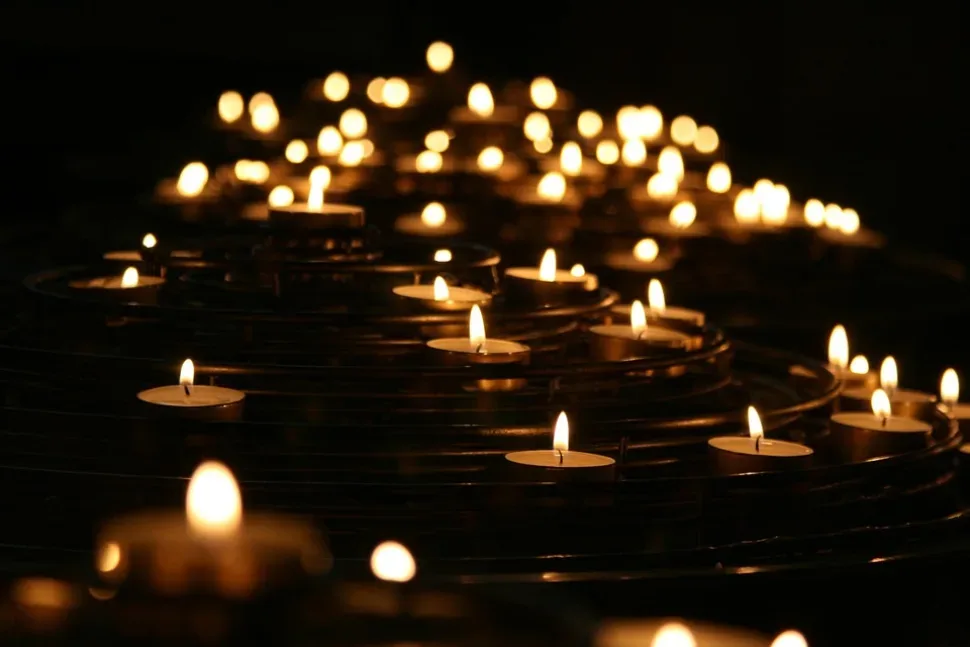 Candlelights, Candles, Dark, Flames, Illuminated, Light