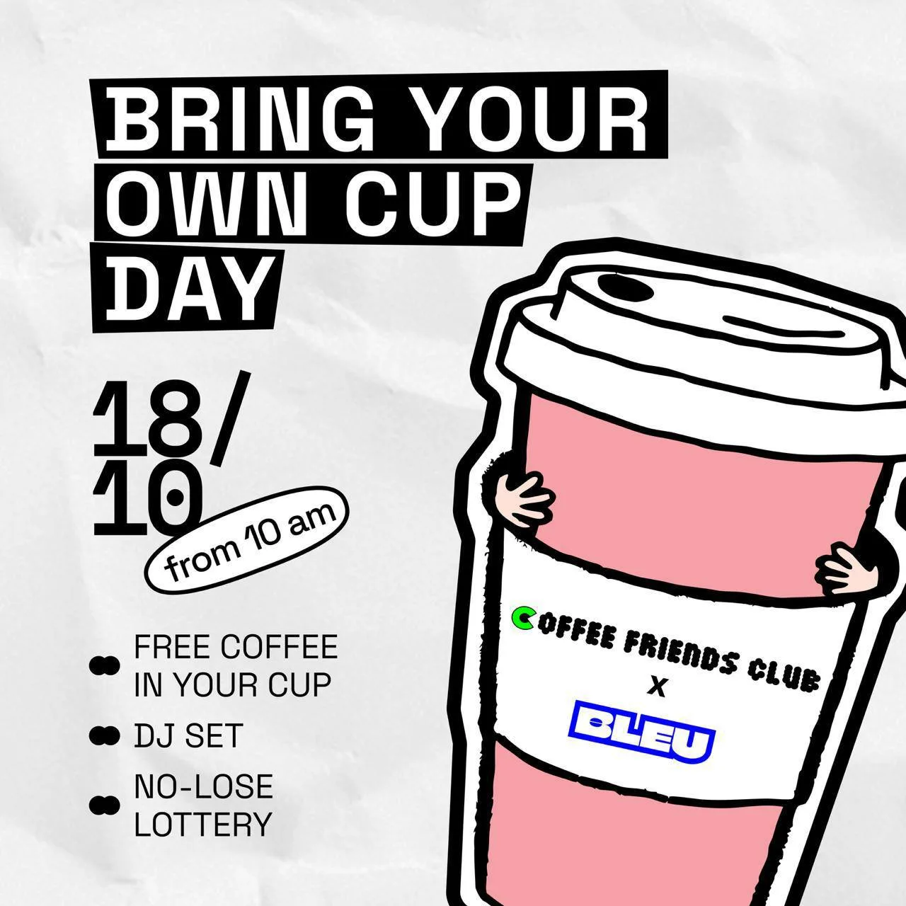 Bring Your Own Cup Day возвращается