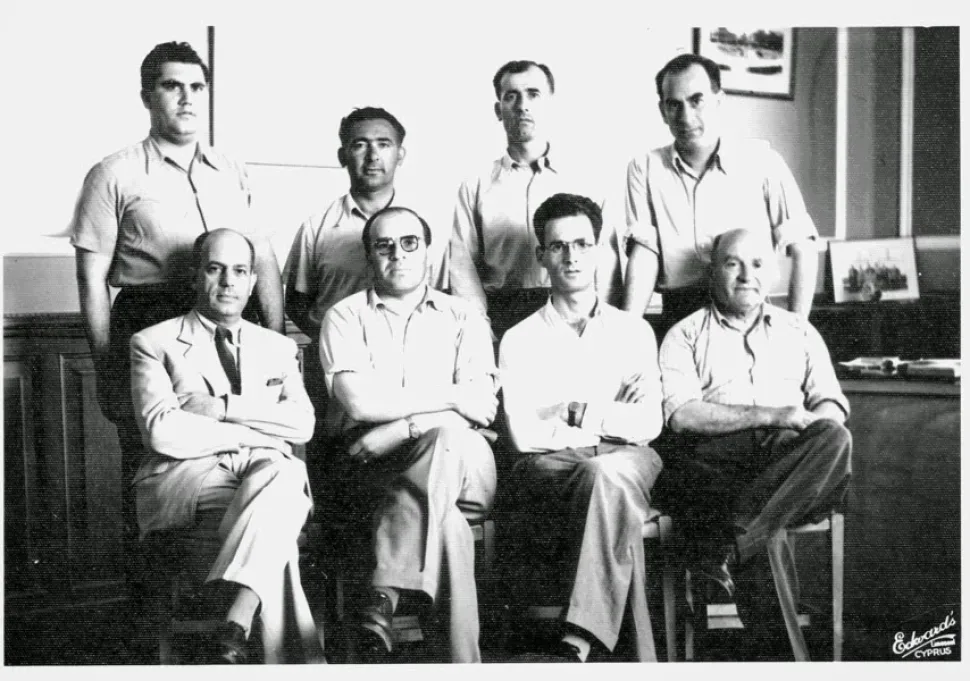 Группа муниципальных советников Лимассола начала 1950‑х годов