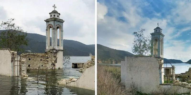 Затонувшая деревня Аласса недалеко от Лимассола (Фото)