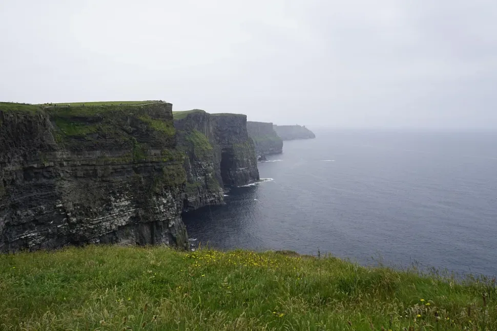 Ireland, Cliff, Sea, Costa, Rocks, Sky