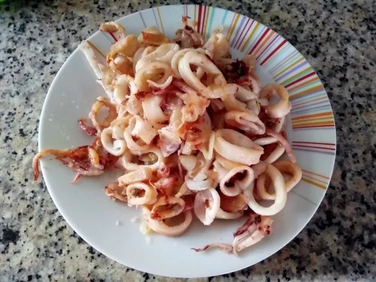 Мягкие кальмары Морепродукты на Кипре