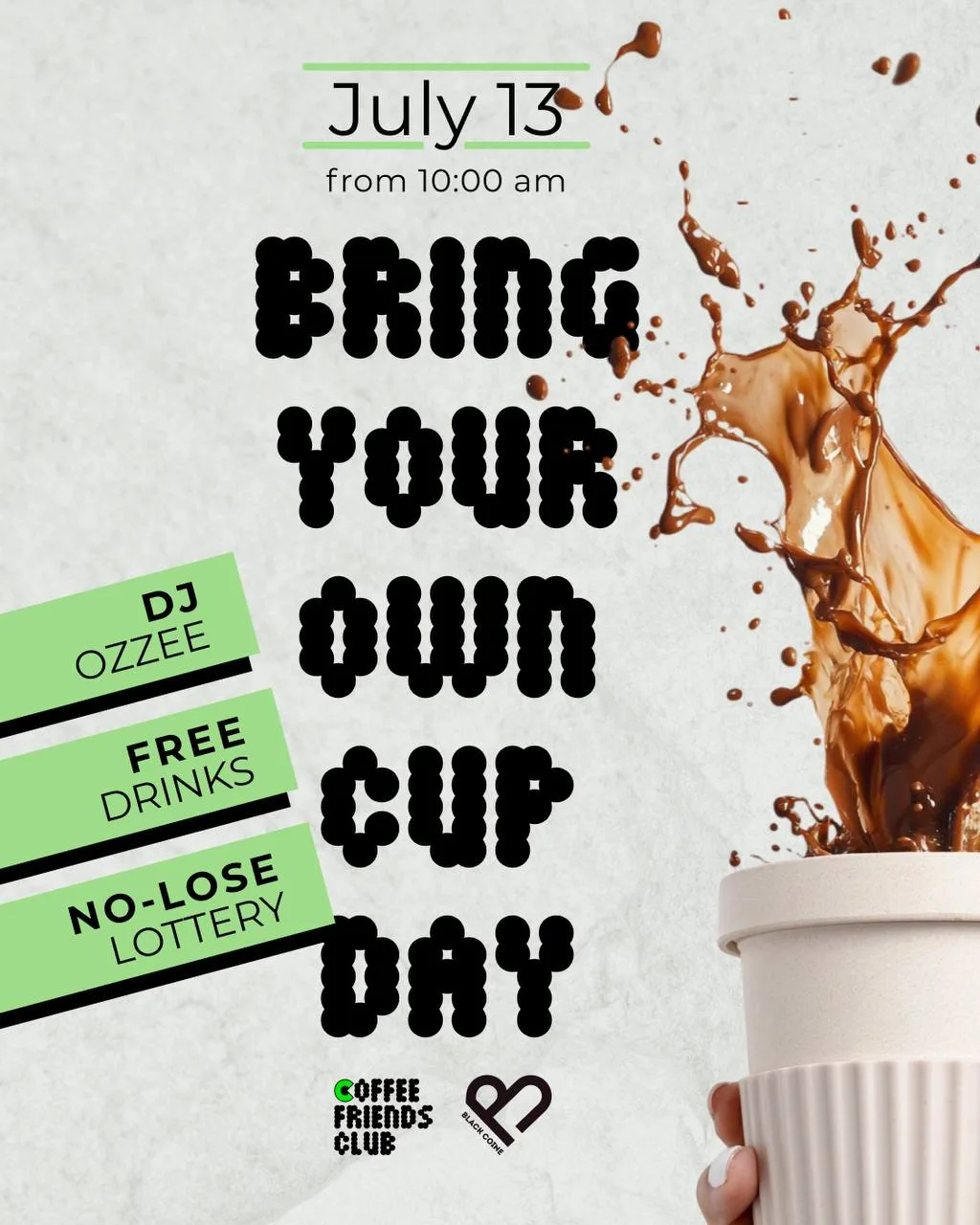 Bring Your Own Cup Day