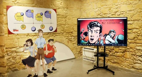 Культовый греческий комикс «Маленький герой» и супергерой с Кипра