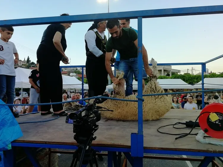 Медицинские работники в форме следят за порядком у вольера