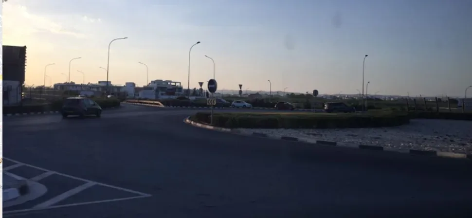 Маршрут Декелии и его продолжение к Фамагусте, выделено синим