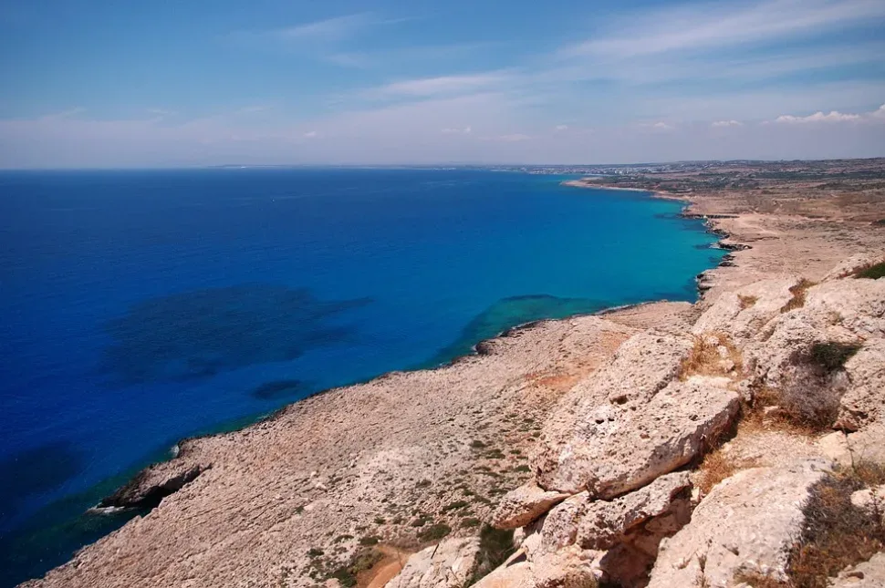 Cyprus, The Mediterranean Sea, Cavo Greco, Blue