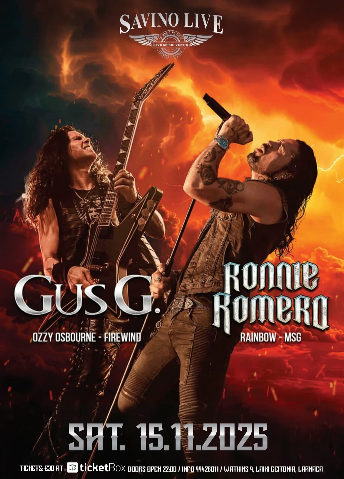 Gus G. и Ronnie Romero