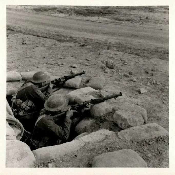 Фрагмент секретной британской военной карты Кипра 1942 года с обозначениями Фрагмент секретной британской военной карты Кипра 1942 года с обозначениями