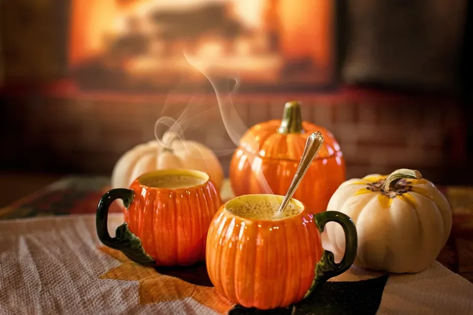 Pumpkin Spice Latte, Fall, Autumn, Pumpkin, Orange