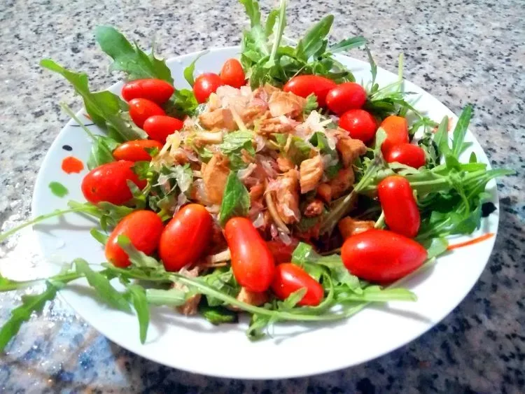 Курица с грейпфрутом