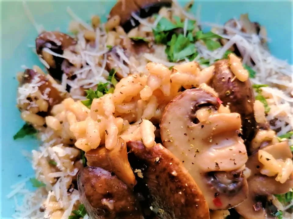Осенняя палитра вкусов: грибное ризотто